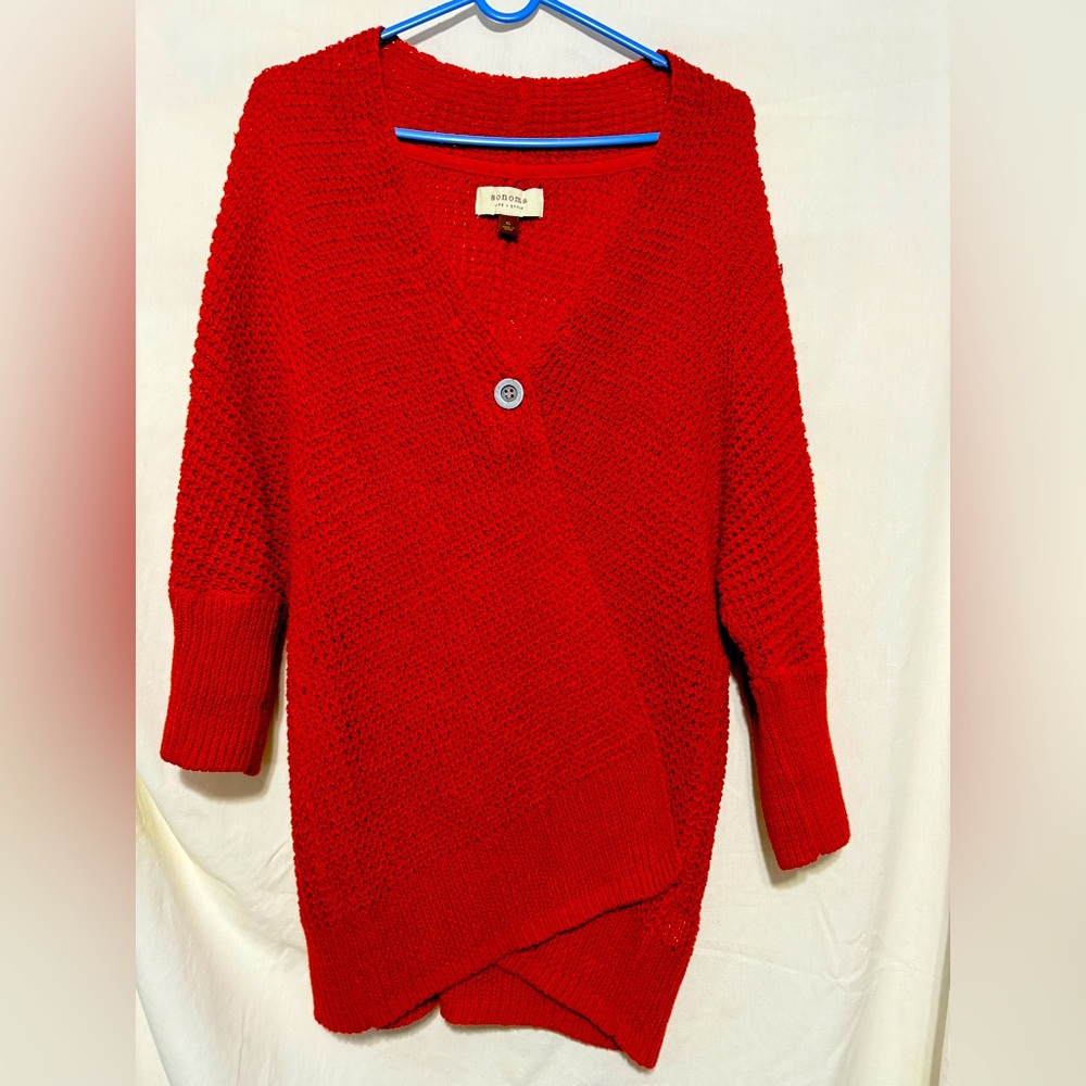 NWOT- Orange Sonoma lifestyle extra large women’s cardigan